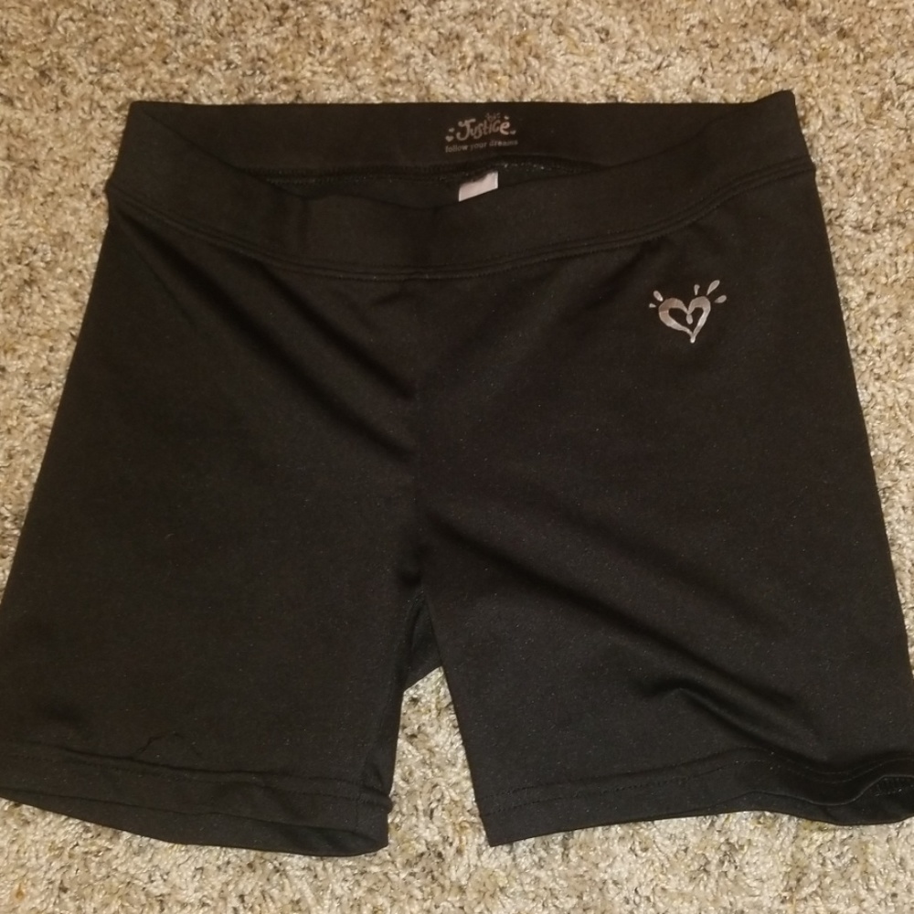 Black Justice bike shorts